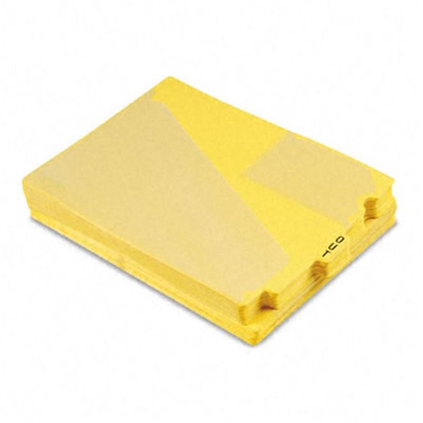 Esselte Pendaflex Corporation Esselte Pendaflex 13544 Out Guides  Center   OUT   Tab  Vinyl  Letter  Yellow  50/Box 13544